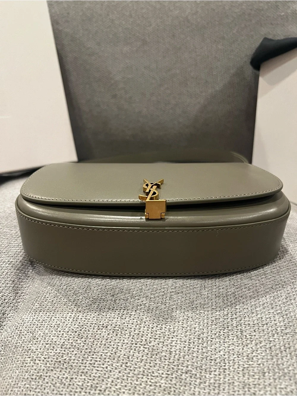 NEW SAINT LAURENT YSL Voltaire Mini Leather Shoulder Bag - “Strong Moss” Olive